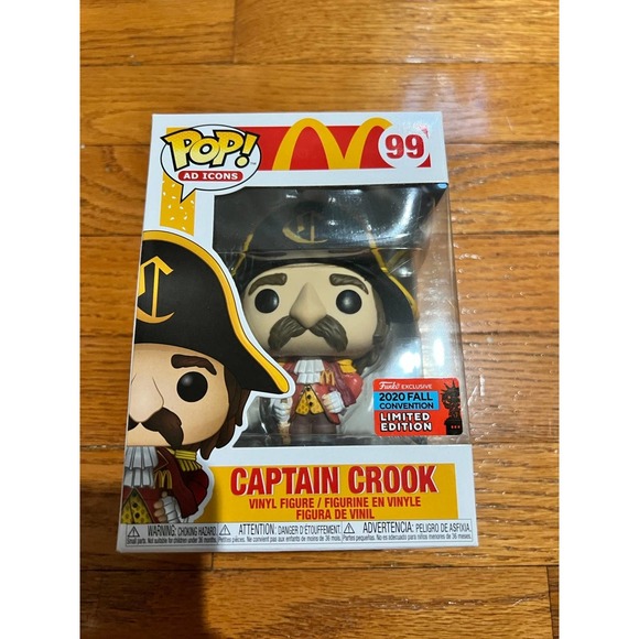 Funko Pop! Ad Icons Captain Crook McDonald's 2020 Fall Convention Exclusive - Picture 1 of 5